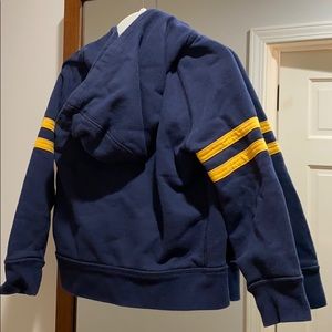 Navy and Yellow Gap Hoodie